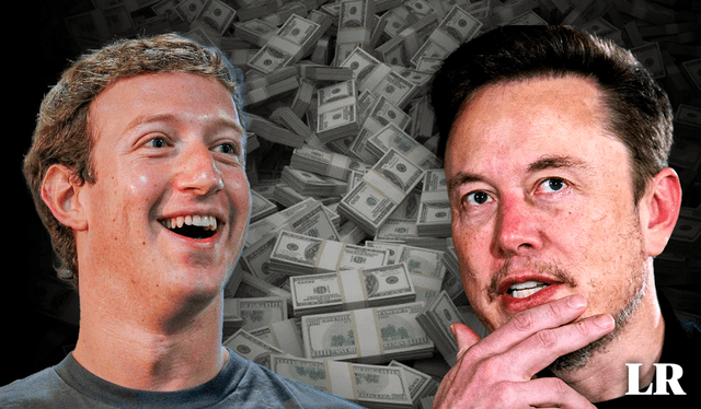 Zuckerberg y Musk son líderes tecnológicos. Foto: composición LR/Atomix