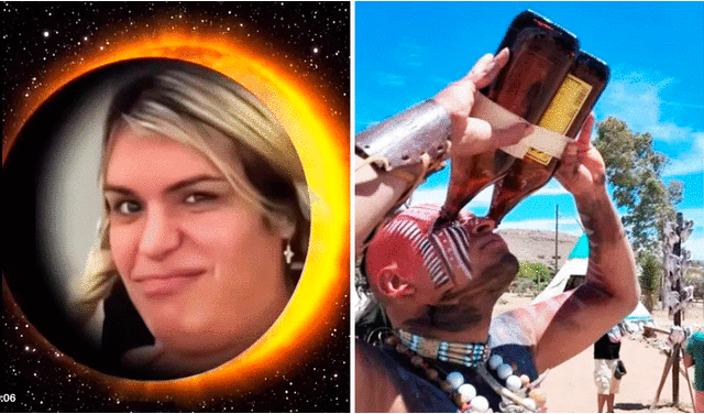El eclipse solar generó una ola de divertidos memes en las redes sociales. Foto: composición LR/ X   