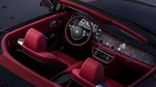 Interior de cuero de Rolls Royce, edición limitada. Foto: Motorpoint   