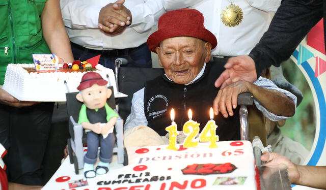 Marcelino aseguró que el secreto de su longevidad está en su buena alimentación. Foto: Pensión 65/X   