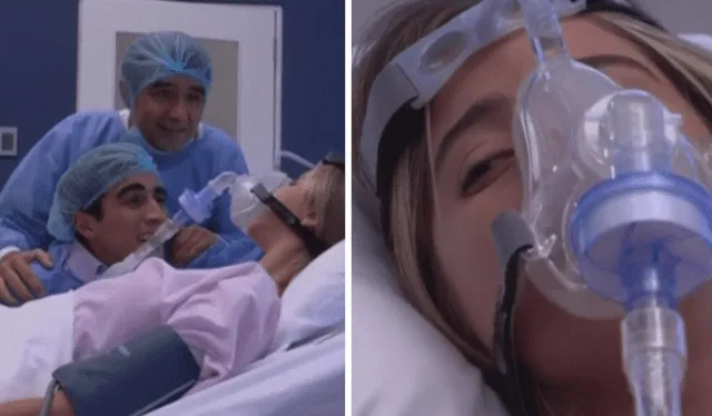  Alessia Montalbán despierta del coma. Foto. composición LR/América TV    