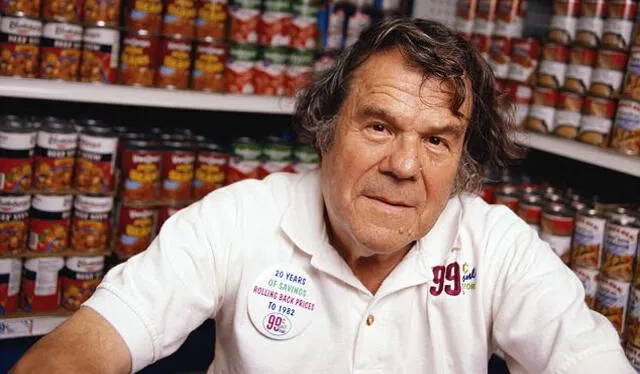 Dave Gold, fundador de 99 Cents Only Store. Foto: Daily Mail   