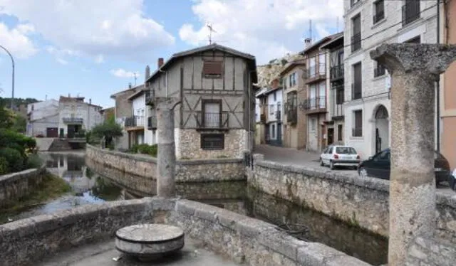 Huerta del Rey cuenta con casas que recuerdan la época medieval. Foto: Diputación de Burgos   
