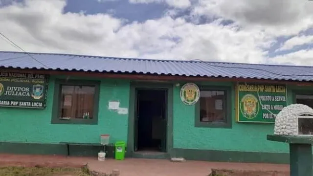Comisaría de Santa Lucia, provincia de Lampa. Foto: PNP   