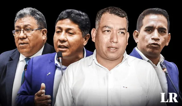 Congresistas Jorge Flores, Raúl Doroteo, Darwin Espinoza y Elvis Vergara afrontan denuncia constitucional por el caso Los Niños. 