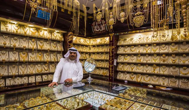 El oro jugó un papel crucial en el sistema monetario de Dubái. Foto: Visit Dubai   