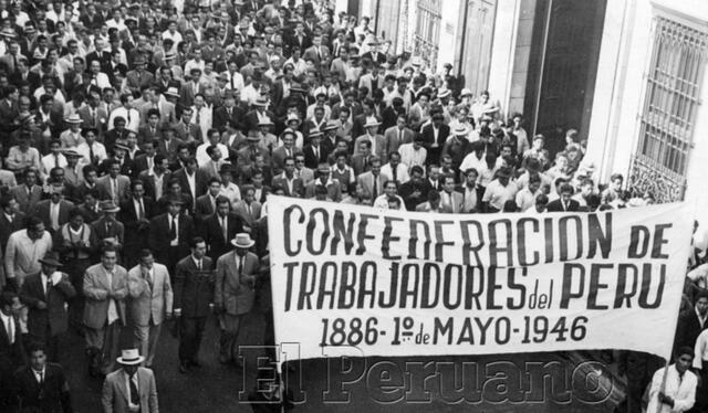 En el Perú, el Día de Trabajo se celebró por primera vez en 1905 durante el primer gobierno de José Pardo y Barreda. Foto: Andina   