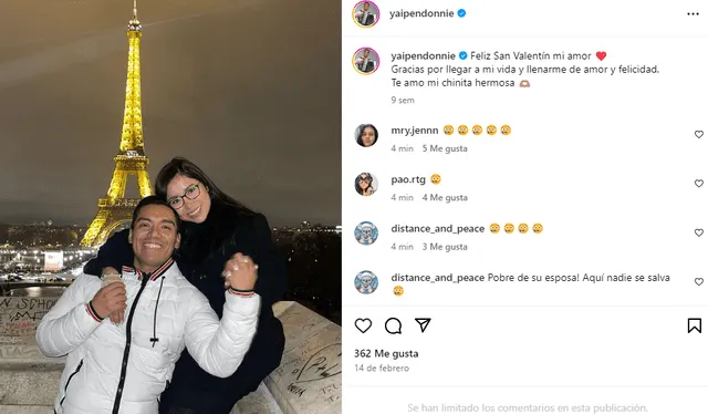  Donnie Yaipén está casado con Stefani Quijano. Foto: Instagram/Donnie Yaipén    