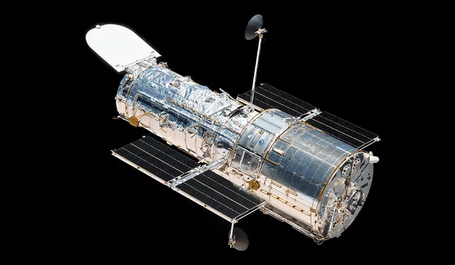  El Telescopio Hubble cumplirá 34 años de estar en órbita de la NASA. Foto: HubbleSite   