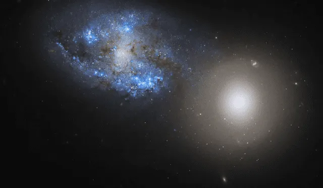  El Telescopio Hubble fotografió a la galaxia NGC 274. Foto: NASANET    