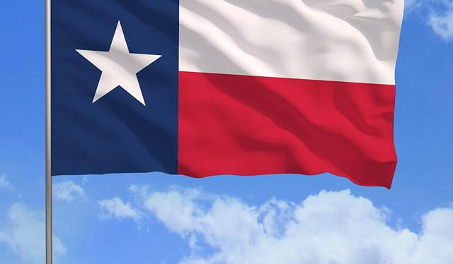  Esta es la bandera de Texas, que fue creada en el año 1839, con gran similitud a la de Chile. Foto: Amazon.com   