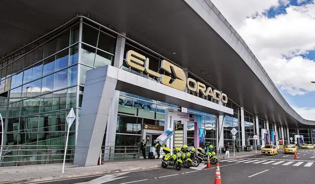 Frontis del Aeropuerto El Dorado. Foto: El País   