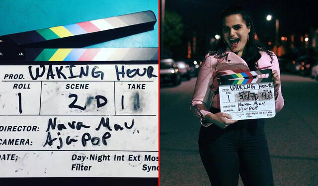  Nava dirigió, escribió, produjo y protagonizó el cortometraje ‘Walking Hour’. Foto: composición LR/Instagram Nava Mau    