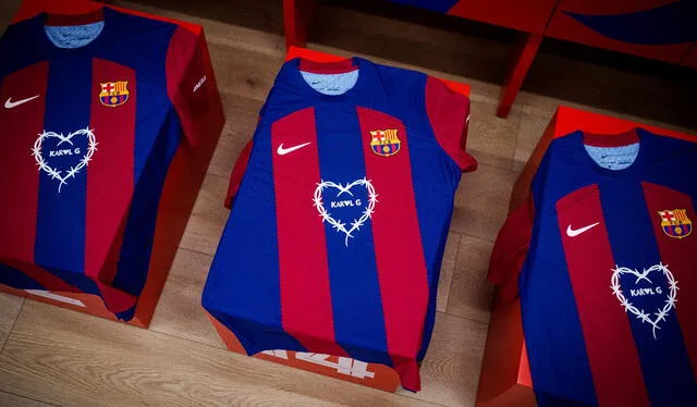 La camiseta del club Barcelona es la segunda más cara por patrocinios. Foto: FC Barcelona Store   