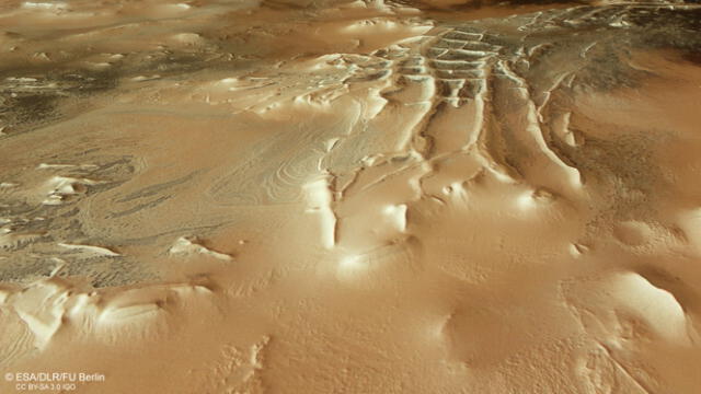  La 'Ciudad Inca' de Marte fue descubierta en 1972 por la NASA. Foto: ESA   