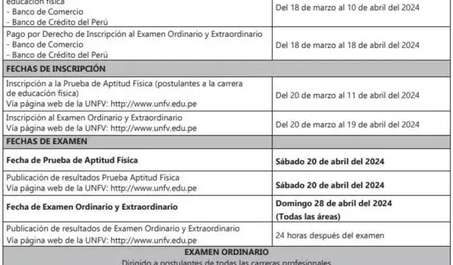  Según la UNFV, el cronograma de inscripción para los estudiantes varía de acuerdo a las modalidades. Foto:&nbsp; UNFV   