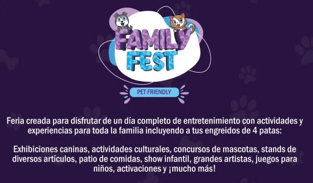 Family Fest es un evento organizado por la Municipalidad de Lima. Foto: Joinnus   