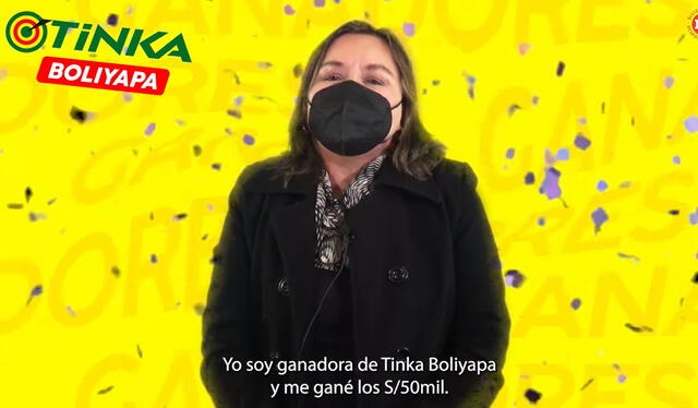  Peruana gana S/50.000 en la Boliyapa de La Tinka y compartirá premio con su familia. Foto: La Tinka   