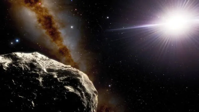  Júpiter almacenó asteroides troyanos en los puntos de Lagrange L4 y L5. Foto: SpaceEngine   