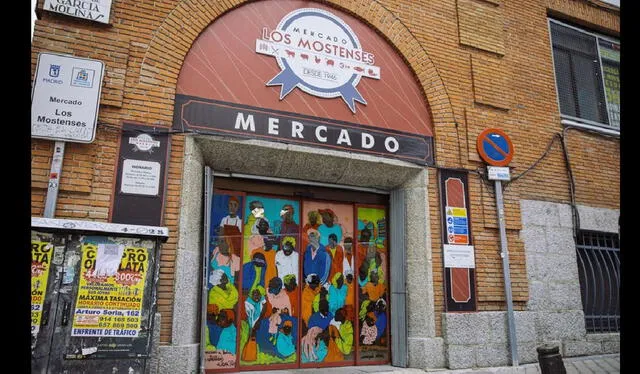  Los Mostenses en el segundo mercado más antiguo de Madrid. Foto: Cadenaser<br>   