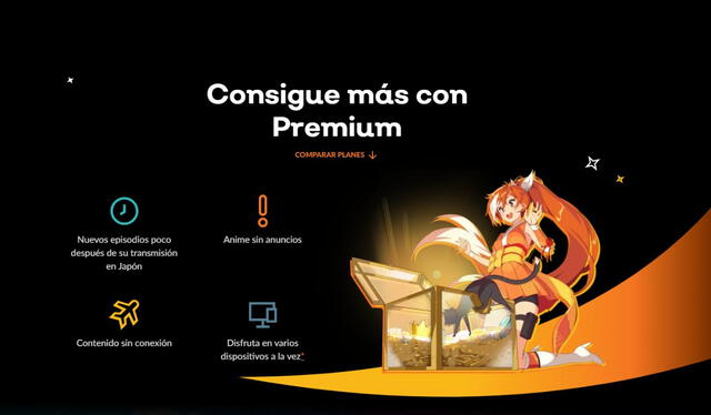 Crunchyroll comienza cambios en su página web. Foto: Crunchyroll 