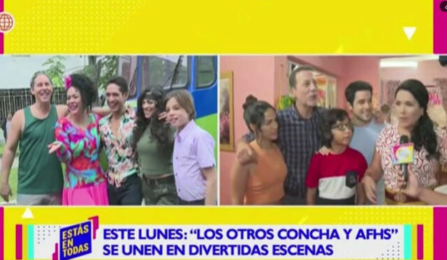 Crossover de 'Al fondo hay sitio' y 'Los otros Concha'. Foto: América TV 