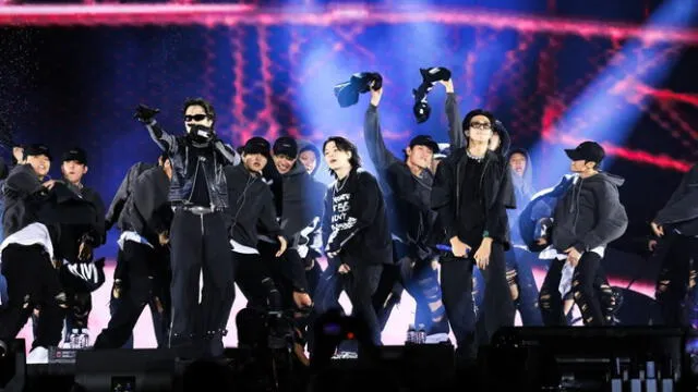 BTS en concierto: Foto: Weverse BTS en concierto: Foto: Weverse