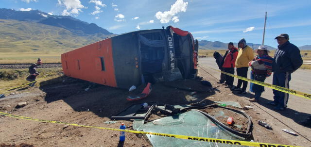 Accidente dejó 10 heridos. Foto: Cinthia Álvarez/La República   