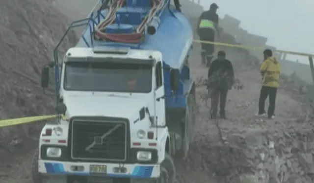  La caída del vehículo puede generar daños materiales. Foto: difusión   