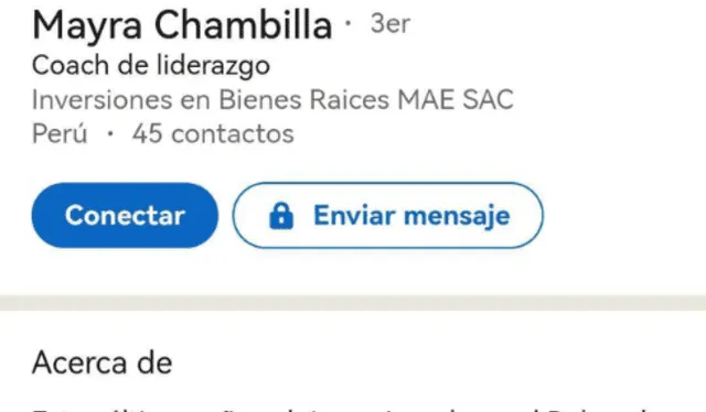 estafa, perú, peruana, LInkedin