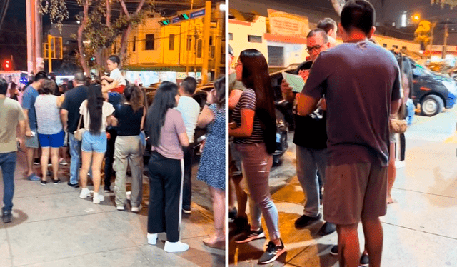  El puesto del vendedor de emolientes estaba lleno de clientes a la espera de ser atendidos. Foto: composición LR/TikTok/@emolipoint23   