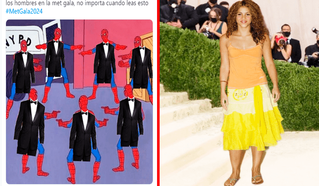  Diviértete con los más divertidos memes que dejó la MET Gala 2024. Foto: composición LR/ X   