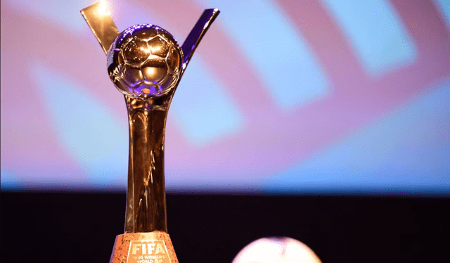 Trofeo del Mundial Femenino de Fútbol Sub-20. Foto Señal Colombia 