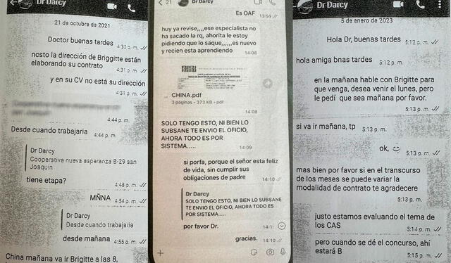  Coordinaciones se dieron por WhatsApp. Foto: La República   