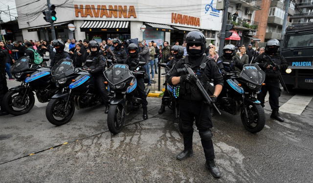 Patricia Bullrich indicó que se aplicará el protocolo 'antipiquete'. Foto: AFP.   