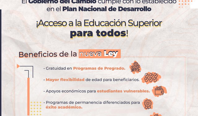 Proceso de la Nueva Ley de Gratuidad. Foto Ministerio de Educación   