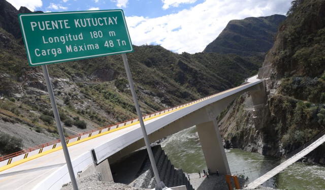 Nuevo puente conectará regiones en menos de 3 horas. Foto: Gobierno del Perú 