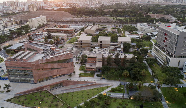  Así luce el campus de la Universidad Católica del Perú. Foto: PUCP.   