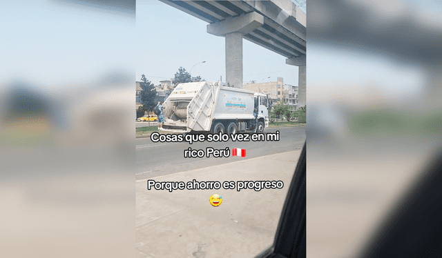  Las imágenes dejaron sorprendidos a usuarios en redes, pues consideraron un traslado peligroso y fuera de lo común. Foto: composición LR/TikTok/@carloscava21   