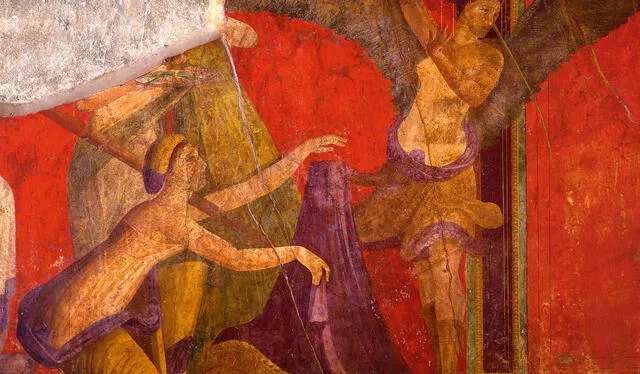 El cinabrio es parte de las pinturas en las paredes de la antigua Roma. Foto: Angelsferrerb<br><br>    