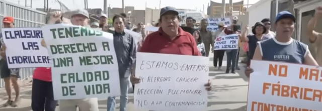  Vecinos exigen una mejor calidad de vida. Foto: captura de Panamericana   