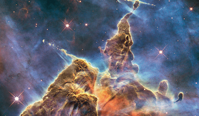  La formación de gas y polvo 'Pilares de la creación' fue uno de los eventos astronómicos captado por el telescopio Hubble.   