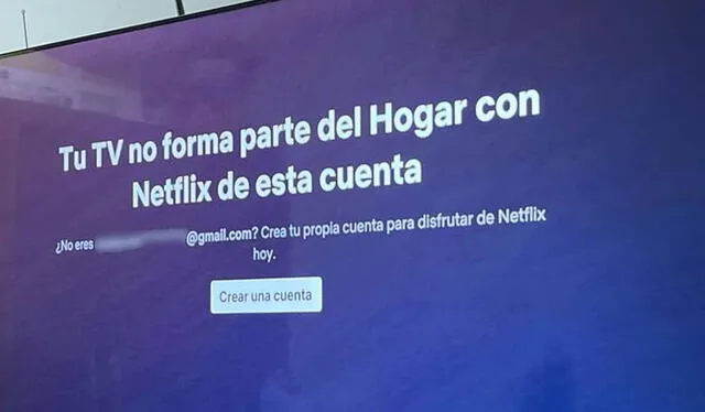  El mensaje que aparece al abrir Netflix podría ser un problema de configuración. Foto: Gabriela Quintana    
