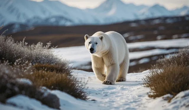  En el Parque Nacional de Groenlandia habitan distintos animales, entre ellos, los osos polares. Foto: Guía Groenlandia   