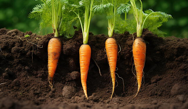 El nombre científico de la zanahoria es: Daucus carota sativus. Foto: Huerta.com   