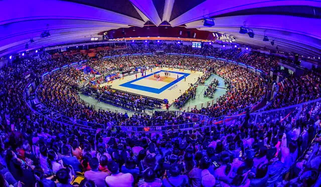 El Indoor Stadium Huamark, en Bangkok, será la sede de las finales de la VNL 2024 femenina. Foto: Volleyball World   