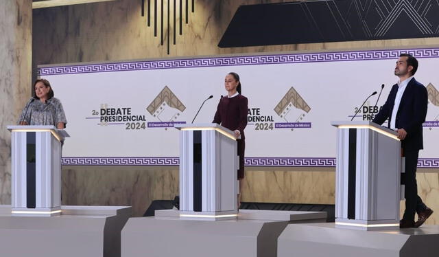 El tercer debate presidencial abordará 4 temas críticos para el futuro de México. Foto: INE.   