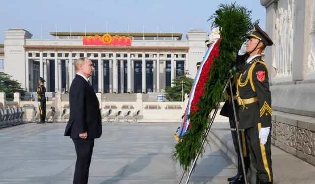 Vladímir Putin eligió a China como su primer viaje al exterior tras ser reelegido presidente de Rusia el último mes de marzo. Foto: Xinhua   