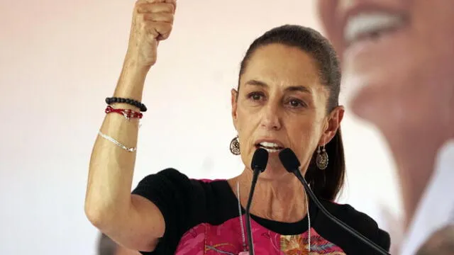  Claudia Sheinbaum se posiciona en el primer lugar para poder ser la presidenta de México. Foto: Sputnik Mundo 