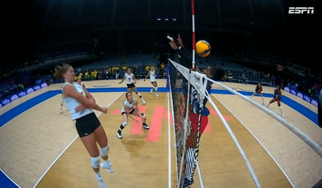 Dominicana vs. Canadá voleibol por la Liga de las Naciones. Foto: ESPN   